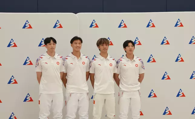 男佩（左起）：羅浩天、何思朗、何柏霖、陳樂熹。巴士的報記者攝