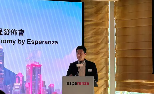 毅盛金融科技 （香港）有限公司（Esperanza）創辦人兼集團行政總裁梁衞晉。巴士的報記者攝