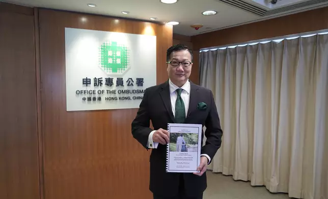 ​申訴專員公署公布就支援長者及殘疾人士照顧者的暫託服務的主動調查行動報告。 政府新聞處圖片