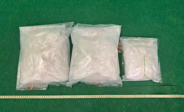 香港海關於機場偵破一宗入境旅客販毒案件（附圖） 政府新聞處圖片