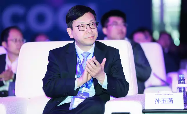 孫玉菡出席HICOOL 2025全球創業者峰會高水平人才高地建設論壇。 政府新聞處圖片