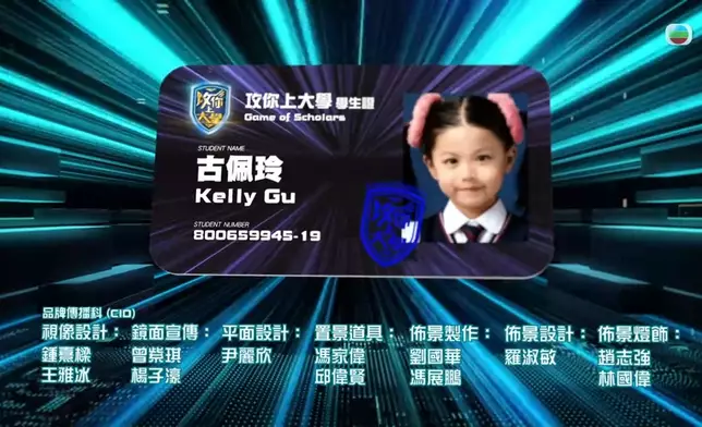 古佩玲的孖辮大眼妹學生照則獲網民大讚相當靚女。