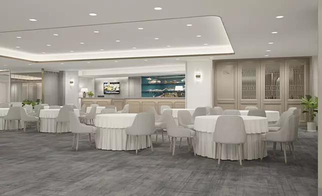 全新概念店選址屯門市廣場一期,佔地15,000平方呎,裝潢加入西方的灰白色調,適合酒蓆宴會。