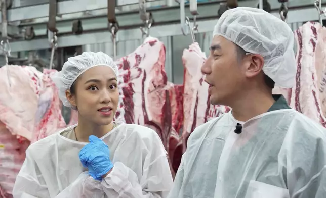 二人率先去到韓國一家五星級韓牛養殖場