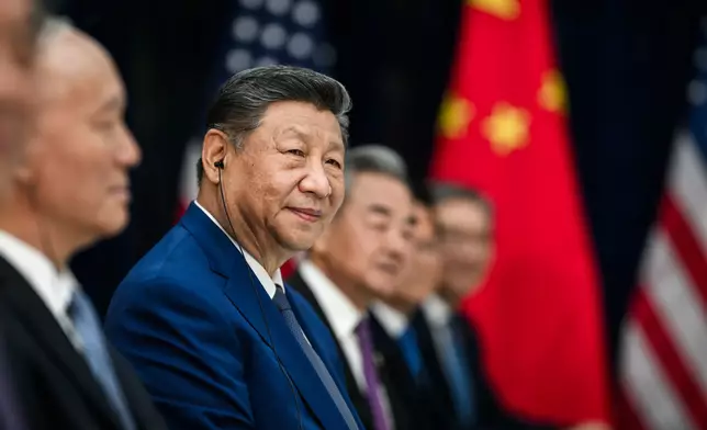 習近平在中美元首會晤。白宮官網圖片