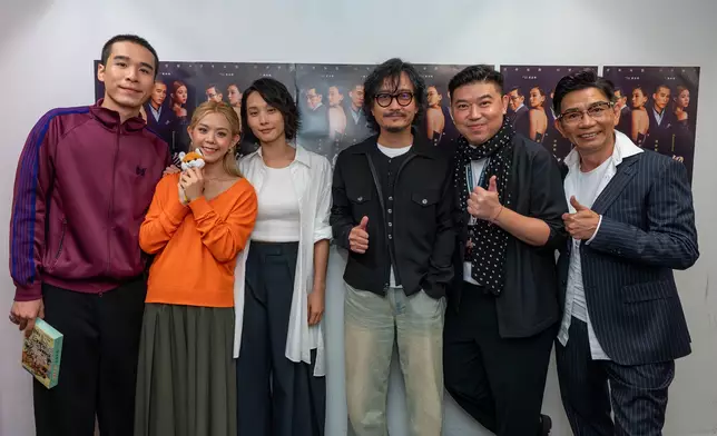 葉念琛與一眾演員及謝君豪