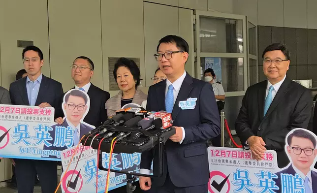 吳英鵬。巴士的報記者攝