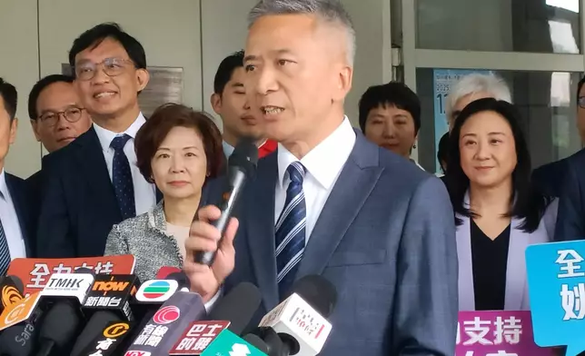 姚柏良。巴士的報記者攝