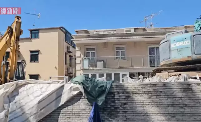 有線新聞畫面截圖