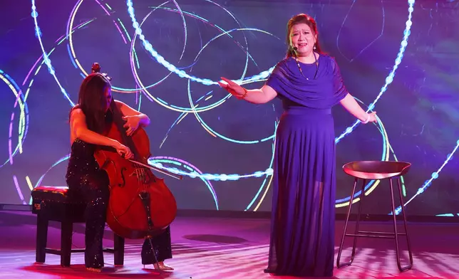 羅永暉教授作品 -《蓮台詠嘆》表演由女高音嚴翊樺及大提琴家羅詠媞演奏。