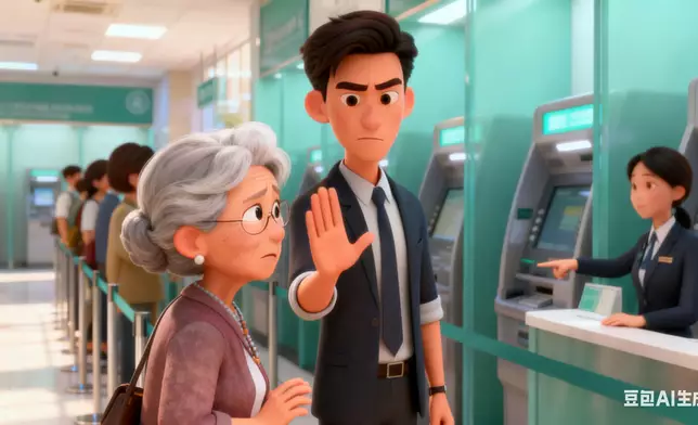 樓主當時即刻拒絕了，更向對方解釋。AI生成圖片