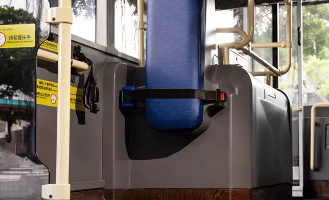 傷健乘客於「國際復康日」乘搭「觀光城巴」開篷巴士時，可透過車上特設的電視屏幕，欣賞到車外的城市風景 。