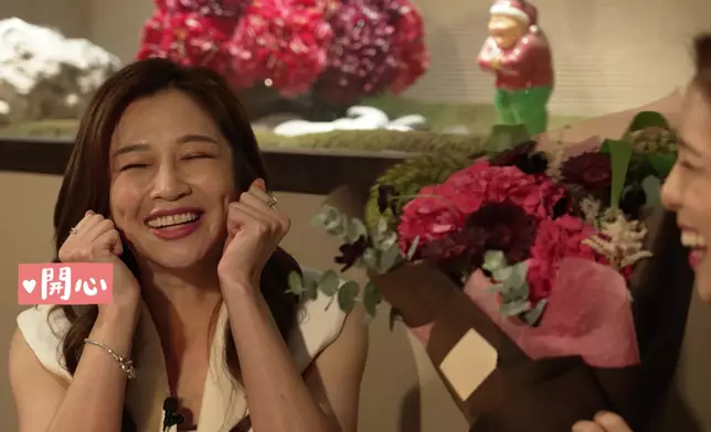 Tiffany更將比利時朱古力及荷蘭繡球花送給Mayanne認真浪漫。