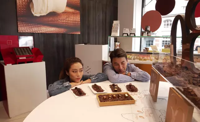 試勻「甜酸苦辣鹹」5種口味朱古力。