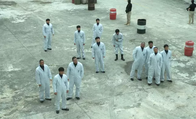 劇中充滿「監獄版」魷魚遊戲的即視感。 Disney＋提供圖片