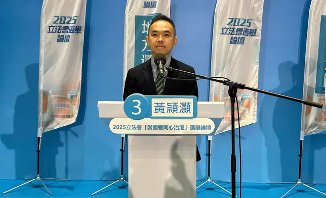 3號黃頴灝。巴士的報記者攝