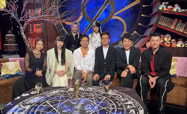 昨晚嘉賓周漢明師傅及龍鳳胎子女Jacky、Thierry。