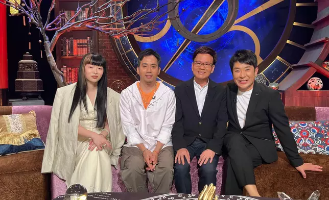 昨晚嘉賓周漢明師傅及龍鳳胎子女Jacky、Thierry。