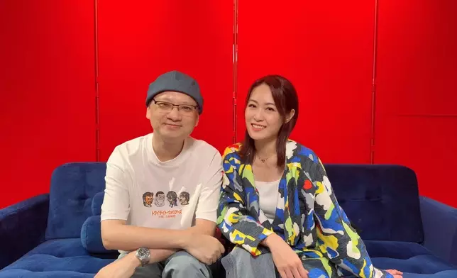 梁嘉琪接受翟浩然主持的《浩然正戲》訪問。