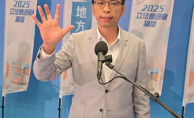 5號陸頌雄。巴士的報記者攝