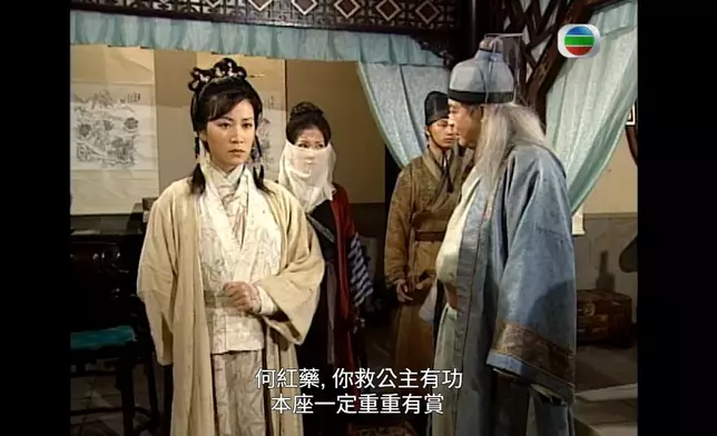 關寶慧與阿佘曾在劇集《碧血劍》合作。