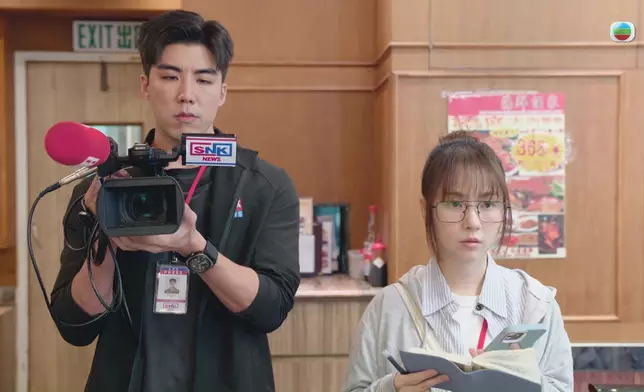 谷婭溦嘅驚青樣，令網民好入戲。