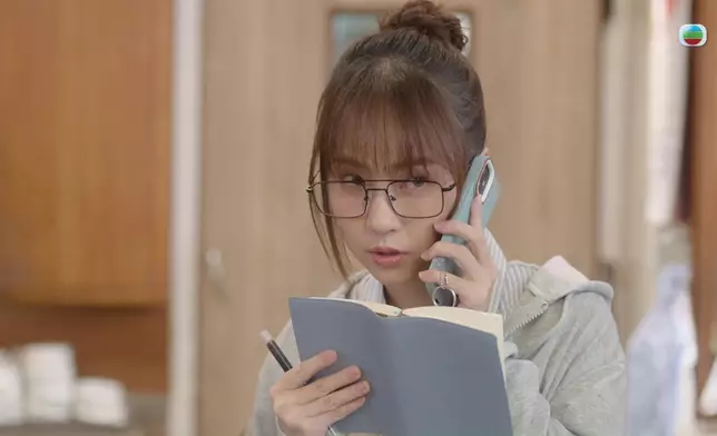 谷婭溦嘅驚青樣，令網民好入戲。