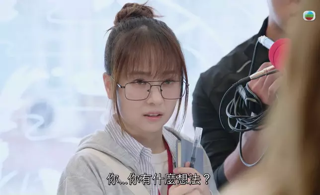 谷婭溦嘅驚青樣，令網民好入戲。