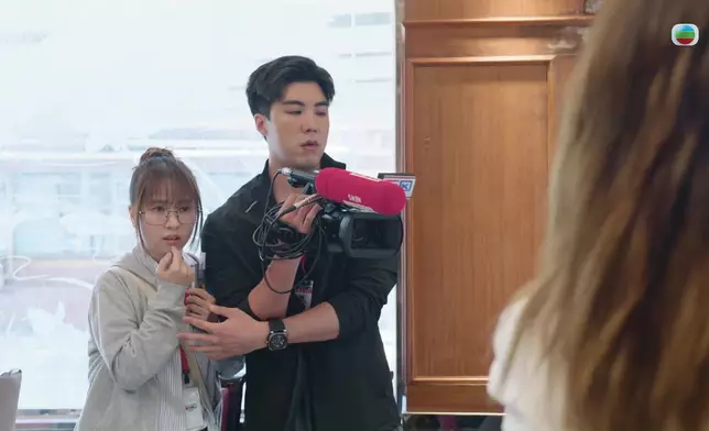 谷婭溦嘅驚青樣，令網民好入戲。