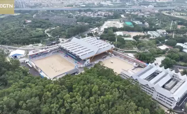 香港賽馬會撥款超過5億港元，全力支持全運會香港及廣東賽區賽事，亦是香港賽區唯一合作伙伴。。訪問片段截圖