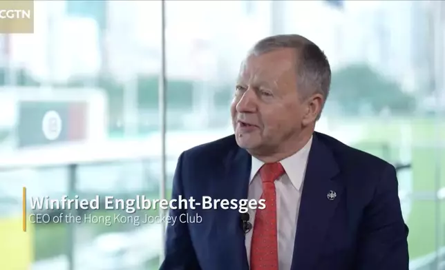 應家柏指全運會是促進粵港澳三地合作和融合的獨特機會。訪問片段截圖