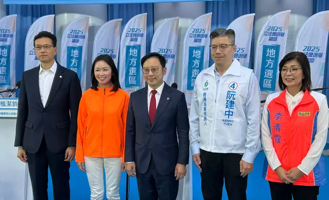 候選人合照。巴士的報記者攝