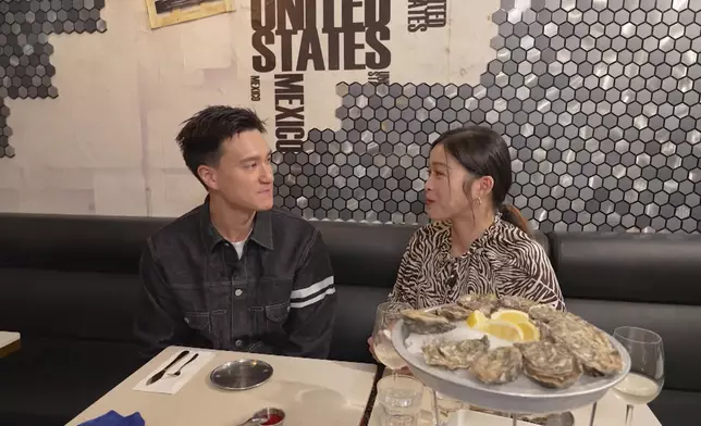 朱敏瀚專誠空運了法國生蠔送給賴慰玲，朱敏瀚更笑言：「其實唔係送畀你，係送畀你老公，你都知啦我好鍾意你啲仔㗎嘛。」