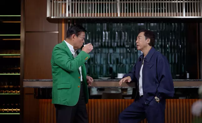 甄子丹表示，只要有信念，即使只能吃飯盒也會堅持下去。