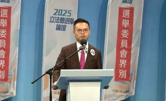 10號候選人范凱傑。巴士的報記者攝