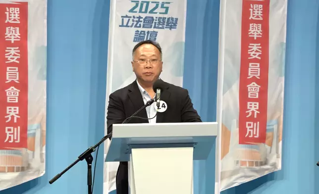 24號候選人林筱魯。巴士的報記者攝