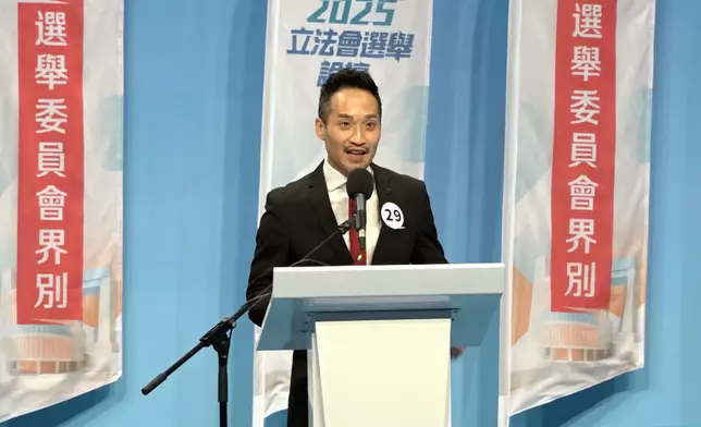 29號何敬康。巴士的報記者攝