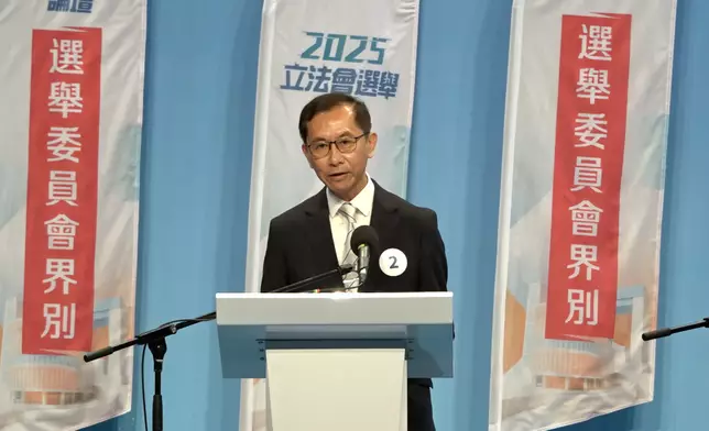 2號候選人李家駒。巴士的報記者攝