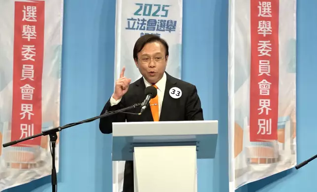 33號陳宗彝。巴士的報記者攝