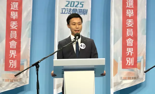 43號林振昇。巴士的報記者攝