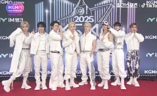 Stray Kidz今年獲五個獎項。 網上圖片