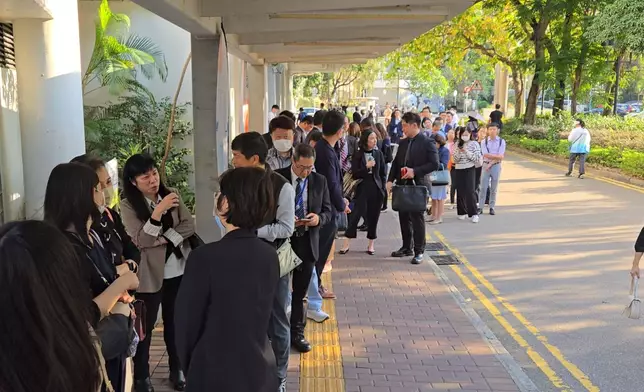 功能界別選舉論壇在荔枝角政府合署禮堂舉行。巴士的報記者攝