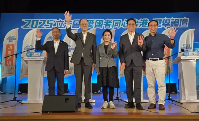 勞工界五位候選人。巴士的報記者攝