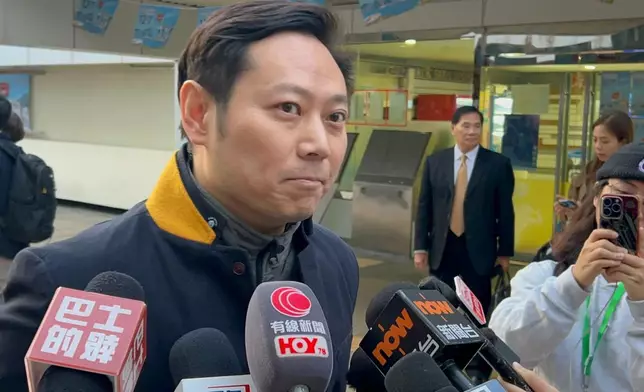 香港酒店業主聯會執行總幹事徐英偉出席旅遊界選舉論壇。巴士的報記者攝