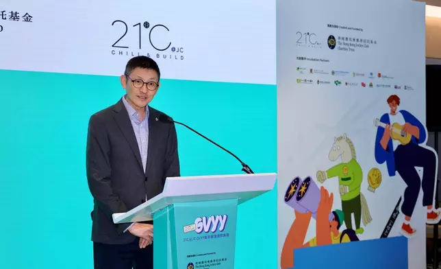 香港賽馬會董事羅碩瀚指馬會一直重視青少年發展，主導開展 21C@JC 計劃。香港賽馬會圖片