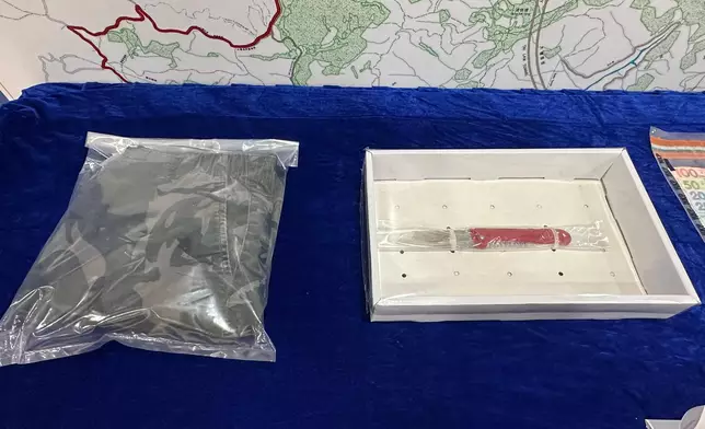 所檢獲的證物。