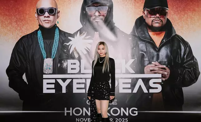 Gin為傳奇Hip Hop組合BLACK EYED PEAS世界巡迴演唱會香港站擔任暖場嘉賓。