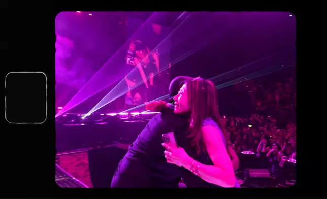 把父母帶到巡演現場，台上互動溫馨有愛。