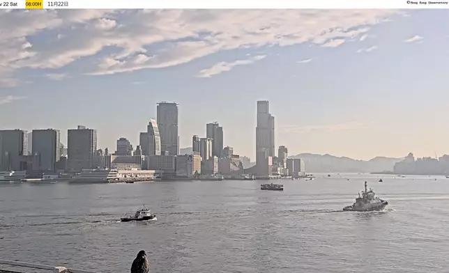 各區實時天氣照片。天文台圖片