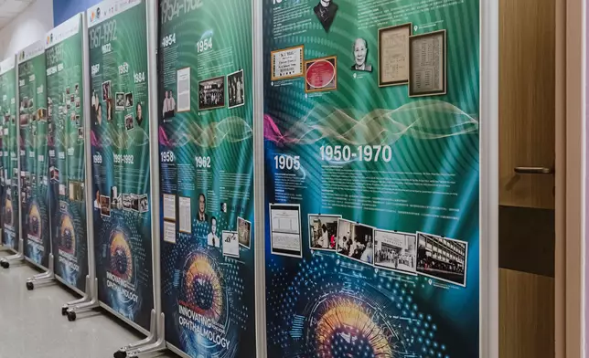 「眼科發展展覽」由 11 月 22 日至 12 月 22 日 於香港中文大學眼科中心舉 行，為明年二月在港舉行的國際醫學盛事——「APAO 2026 亞太眼科學會年會」的本地前奏活動。